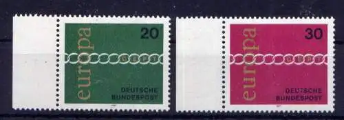 (14037) BRD Nr.675/6                      **  postfrisch Rand