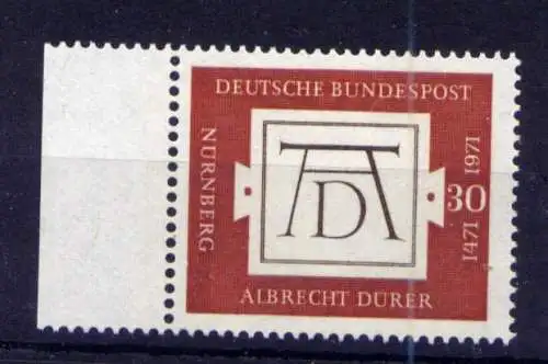 (14038) BRD Nr.677                      **  postfrisch Rand