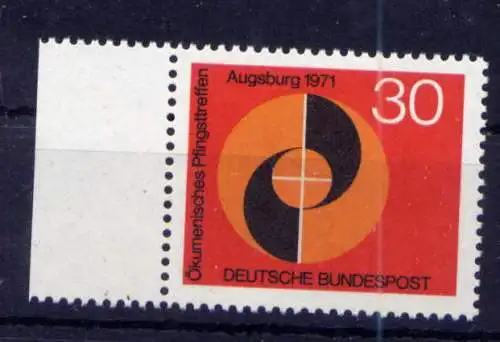 (14040) BRD Nr.679                      **  postfrisch Rand