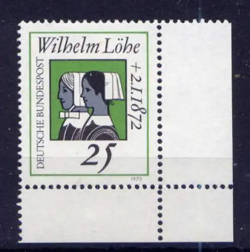 (14049) BRD Nr.710                      **  postfrisch Rand