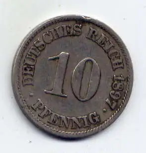 (261) Deutsches Reich Jäger Nr. 13 / 1897  A