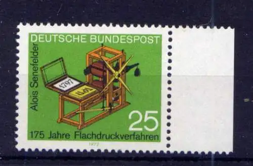 (14051) BRD Nr.715                      **  postfrisch Rand