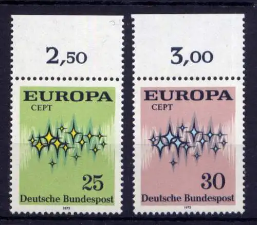 (14052) BRD Nr.716/7                      **  postfrisch Rand