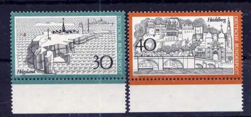 (14062) BRD Nr.746/7                      **  postfrisch Rand