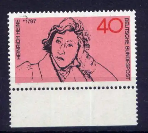 (14065) BRD Nr.750                      **  postfrisch Rand