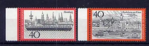 (14073) BRD Nr.761/2                      **  postfrisch Rand