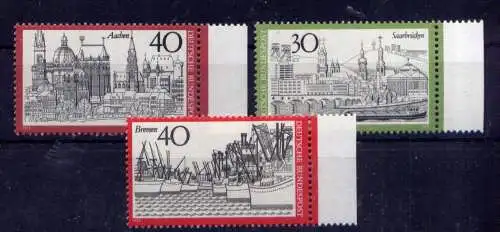 (14088) BRD Nr.787/9                      **  postfrisch Rand