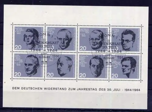 (14097) BRD Nr.431/8 Block 3                      O  gestempelt