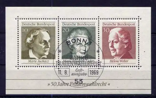 (14100) BRD Nr.596/8 Block 5                      O  gestempelt