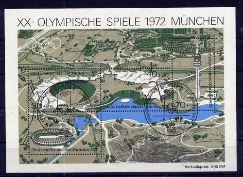 (14101) BRD Nr.723/6 Block 7                      O  gestempelt