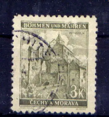 (453) Böhmen und Mähren Nr.72        O  gestempelt