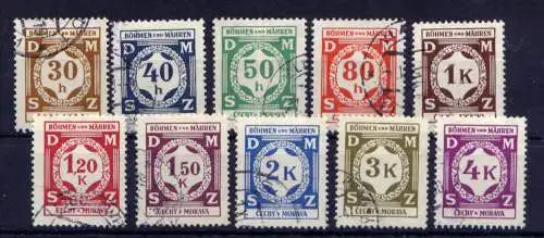 (456) Böhmen und Mähren ex.Dienst Nr.1/11        O  gestempelt