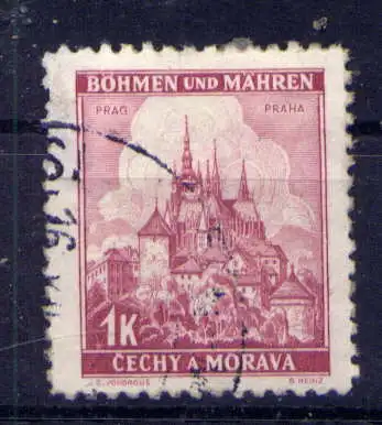 (466) Böhmen und Mähren Nr.28        O  gestempelt
