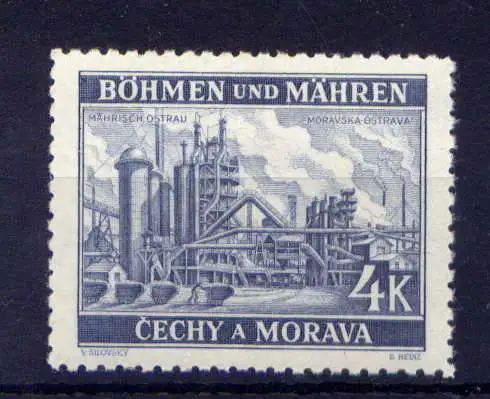 (497) Böhmen und Mähren Nr.34              *  ungebraucht