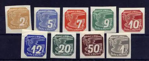 (505) Böhmen und Mähren Nr.42/50              *  ungebraucht