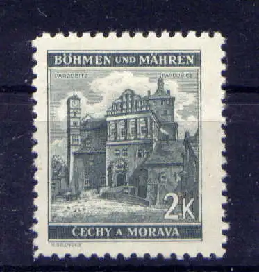 (509) Böhmen und Mähren Nr.56              *  ungebraucht