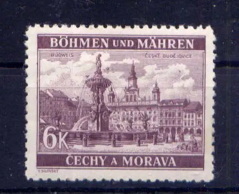 (511) Böhmen und Mähren Nr.58              *  ungebraucht