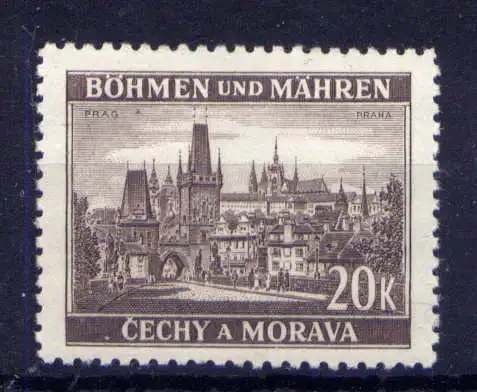 (515) Böhmen und Mähren Nr.61              *  ungebraucht