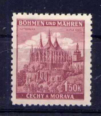 (526) Böhmen und Mähren Nr.69              *  ungebraucht