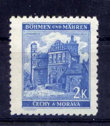 (527) Böhmen und Mähren Nr.70              *  ungebraucht