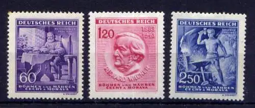 (558) Böhmen und Mähren Nr.128/30              *  ungebraucht