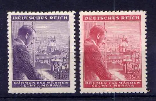 (562) Böhmen und Mähren Nr.126/7              *  ungebraucht