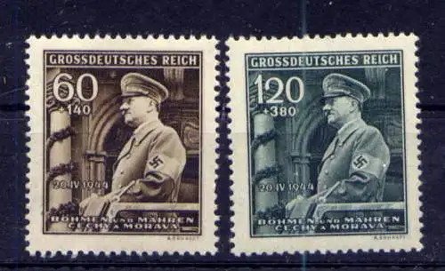 (570) Böhmen und Mähren Nr.136/7              *  ungebraucht