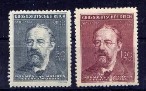 (571) Böhmen und Mähren Nr.138/9              *  ungebraucht