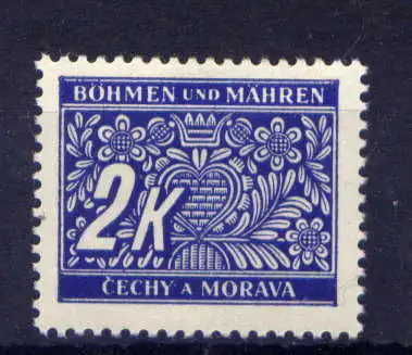 (580) Böhmen und Mähren Porto Nr.11              *  ungebraucht