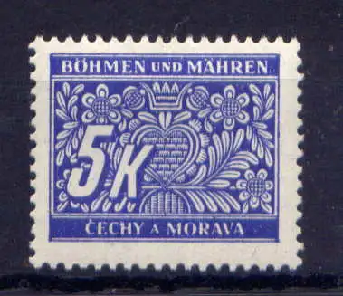 (581) Böhmen und Mähren Porto Nr.12              *  ungebraucht