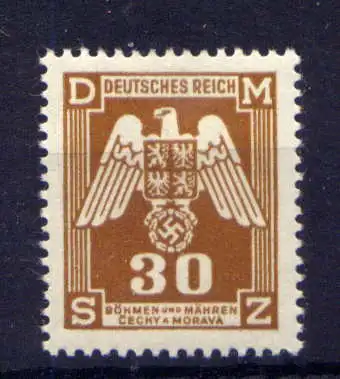 (586) Böhmen und Mähren Dienst Nr.13              *  ungebraucht