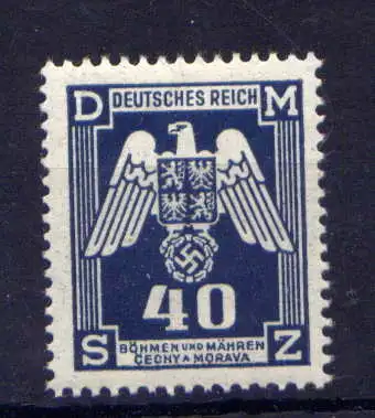 (587) Böhmen und Mähren Dienst Nr.14              *  ungebraucht