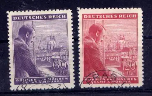 (590) Böhmen und Mähren Nr.126/7              O  gestempelt