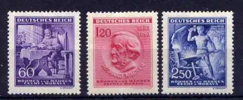 (591) Böhmen und Mähren Nr.128/30              *  ungebraucht