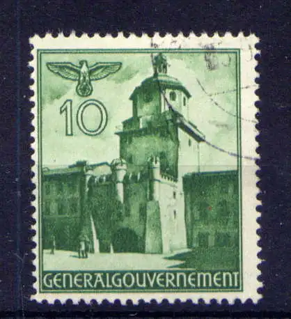 (115) Deutsches Reich Generalgouvernement Nr.42         O  gestempelt