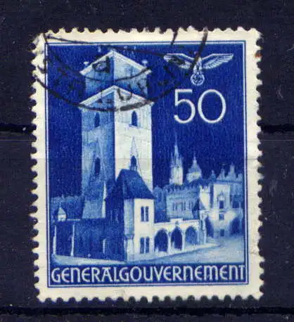 (119) Deutsches Reich Generalgouvernement Nr.48         O  gestempelt