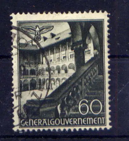 (120) Deutsches Reich Generalgouvernement Nr.49         O  gestempelt