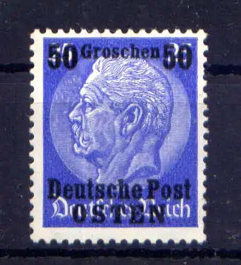 (129) Deutsches Reich Generalgouvernement Nr.9         *  ungebraucht