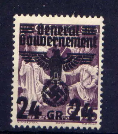(144) Deutsches Reich Generalgouvernement Nr.22         *  ungebraucht