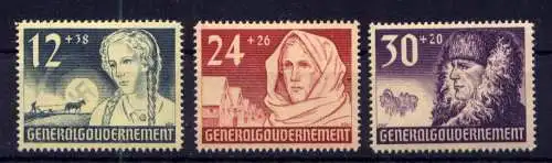 (153) Deutsches Reich Generalgouvernement Nr.56/8         *  ungebraucht