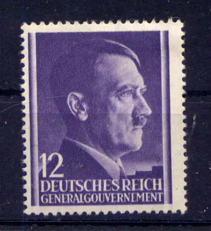 (160) Deutsches Reich Generalgouvernement Nr.75         *  ungebraucht