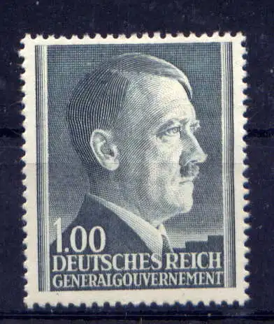 (162) Deutsches Reich Generalgouvernement Nr.86         *  ungebraucht