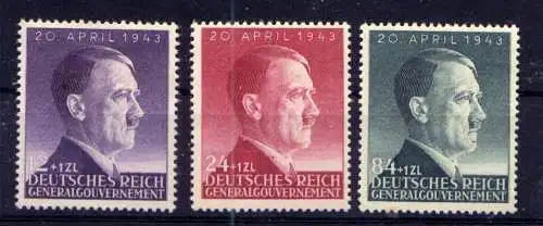 (169) Deutsches Reich Generalgouvernement Nr.101/3         *  ungebraucht