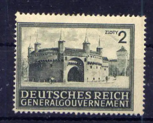 (173) Deutsches Reich Generalgouvernement Nr.113                 *  ungebraucht