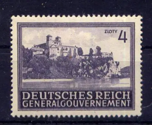 (174) Deutsches Reich Generalgouvernement Nr.114                 *  ungebraucht