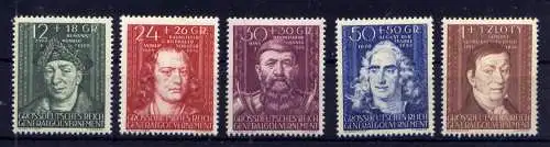 (177) Deutsches Reich Generalgouvernement Nr.120/4                 *  ungebraucht