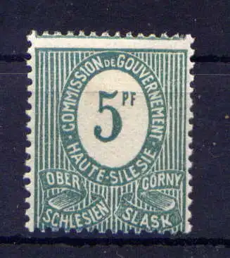 (014) Oberschlesien Nr.3                         * ungebraucht             