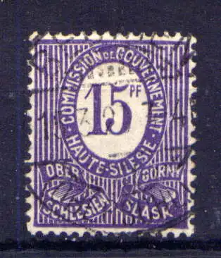 (019) Oberschlesien Nr.5                         O  gestempelt