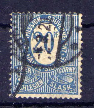 (023) Oberschlesien Nr.6                         O  gestempelt