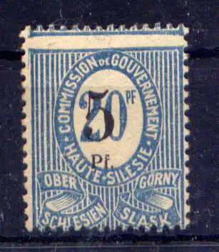 (027) Oberschlesien Nr.10                         * ungebraucht             